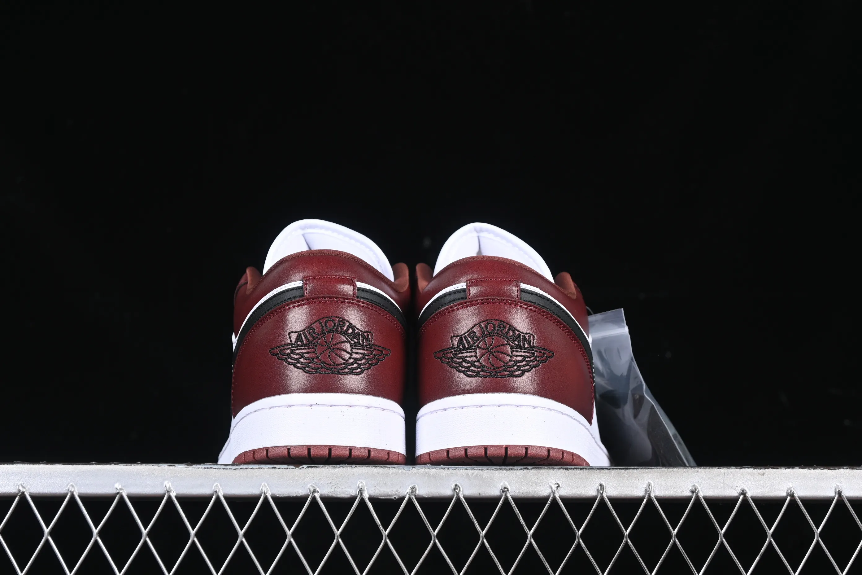 All categories Air Jordan Jordan series basketball shoes Air Jordan 1 Low Air Jordan 1 Low AJ1 Joe 1 white wine red low-top cultural casual sneakers HF3148-102